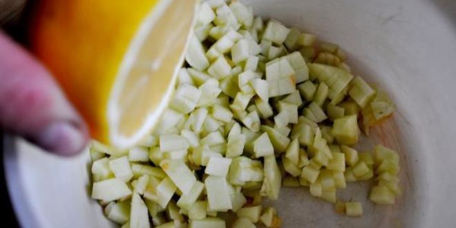 Рецепт холодного супа-пюре из кольраби с яблоками