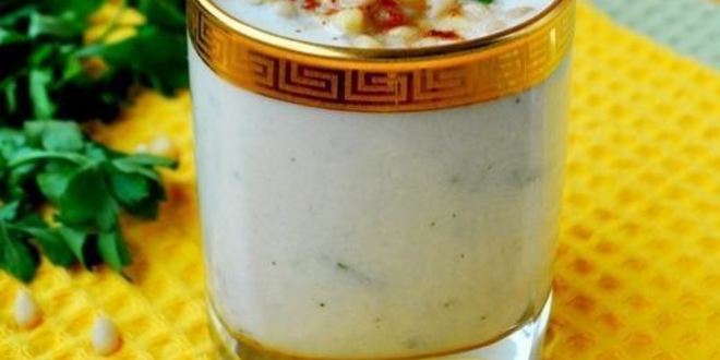 Рецепт холодного супа-пюре из кольраби с яблоками