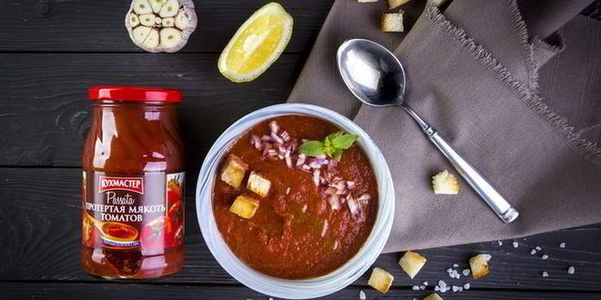 Рецепт холодного томатного супа