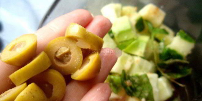 Рецепт огуречно-кабачкового холодный суп с моцареллой