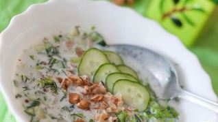 Рецепт Окрошки Таратор по-болгарски