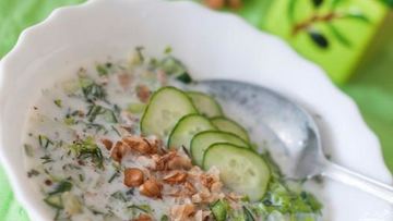 Рецепт Окрошки Таратор по-болгарски