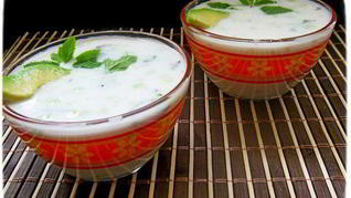 Рецепт Таратора с авокадо и мятой