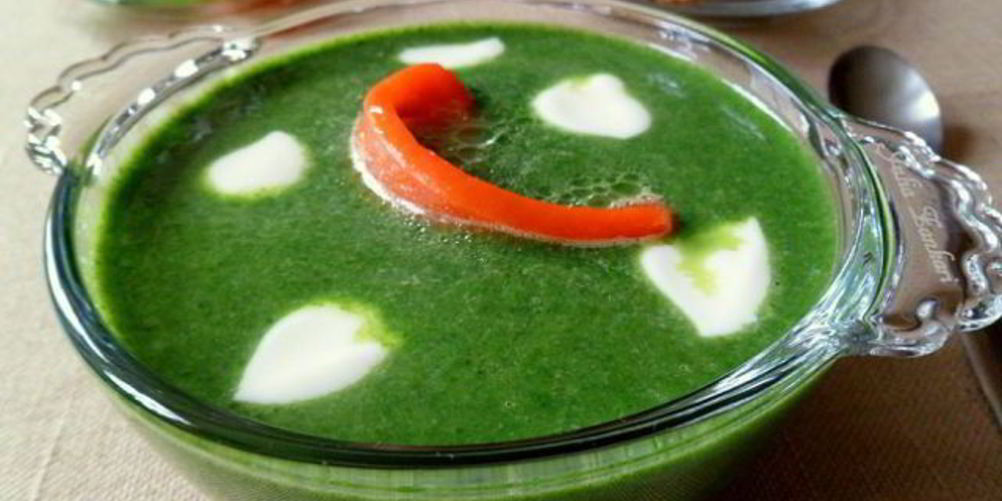 Как приготовить крем-суп из шпината со слабосоленой семгой