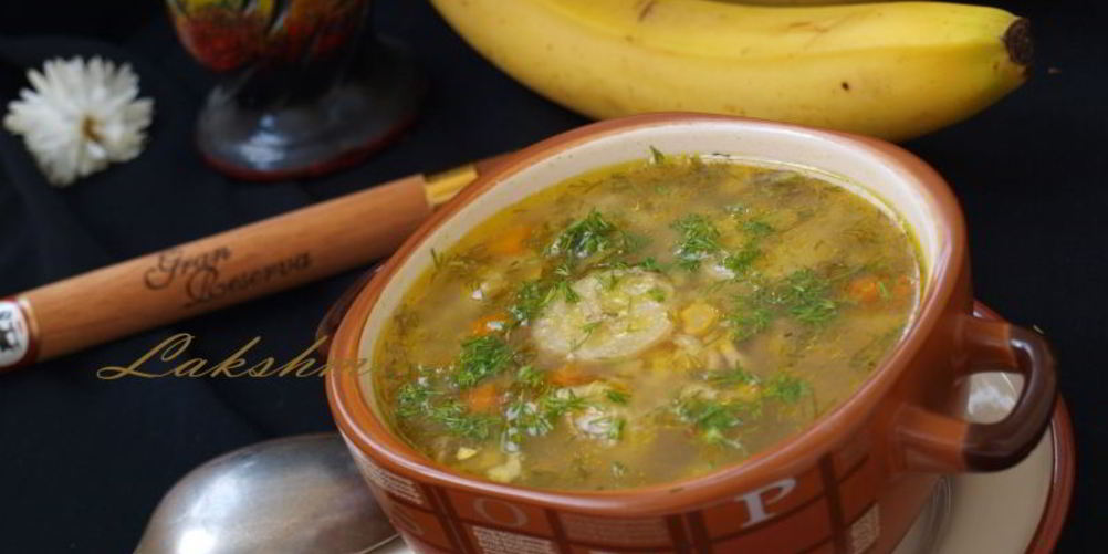 Как приготовить кубинский суп с курицей, рисом и бананами