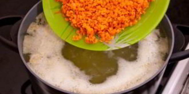 Рецепт куриного супа с чечевицей