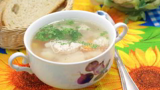 Рецепт Куриного супа с цветной капустой