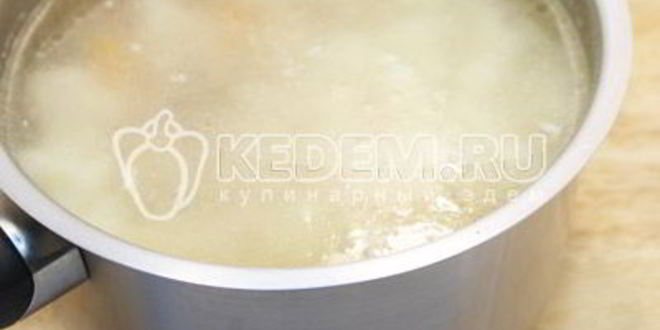 Рецепт куриного супа с цветной капустой