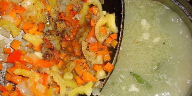 Рецепт куриного супа со стручковой фасолью