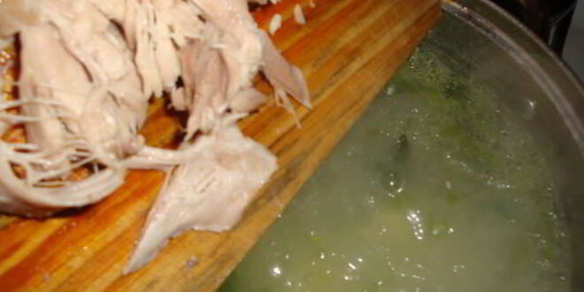 Рецепт куриного супа со стручковой фасолью