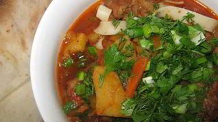 Рецепт Лагмана из баранины в мультиварке