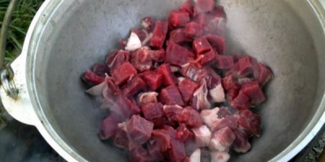 Рецепт лагмана на костре в казане