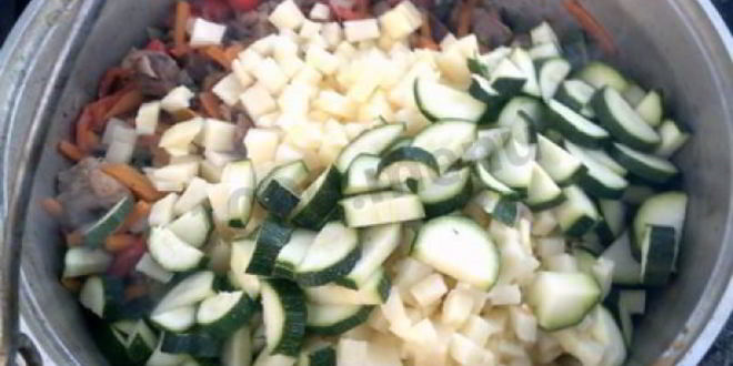 Рецепт лагмана на костре в казане