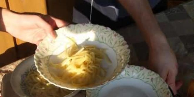 Рецепт лагмана на костре