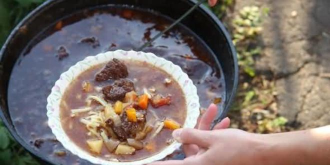 Рецепт лагмана на костре