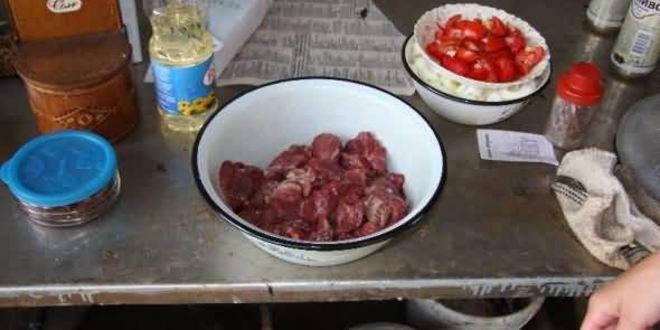 Рецепт лагмана на костре