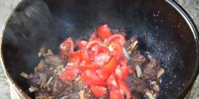 Рецепт лагмана на костре