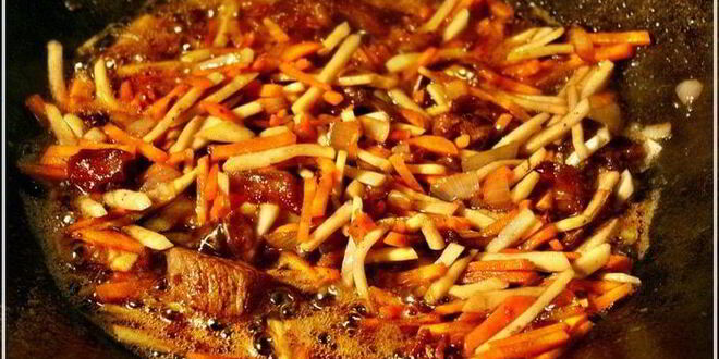 Рецепт лагмана по-среднерусски