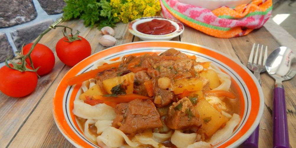 Как приготовить лагмана по-татарски из баранины