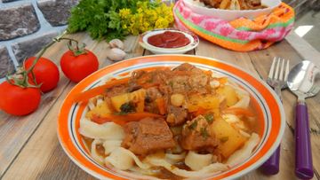 Рецепт Лагмана по-татарски из баранины