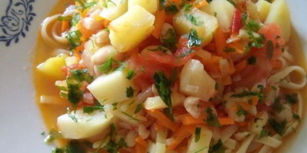 Как приготовить лагмана с фасолью