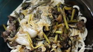 Рецепт Лагмана с квашеной капустой