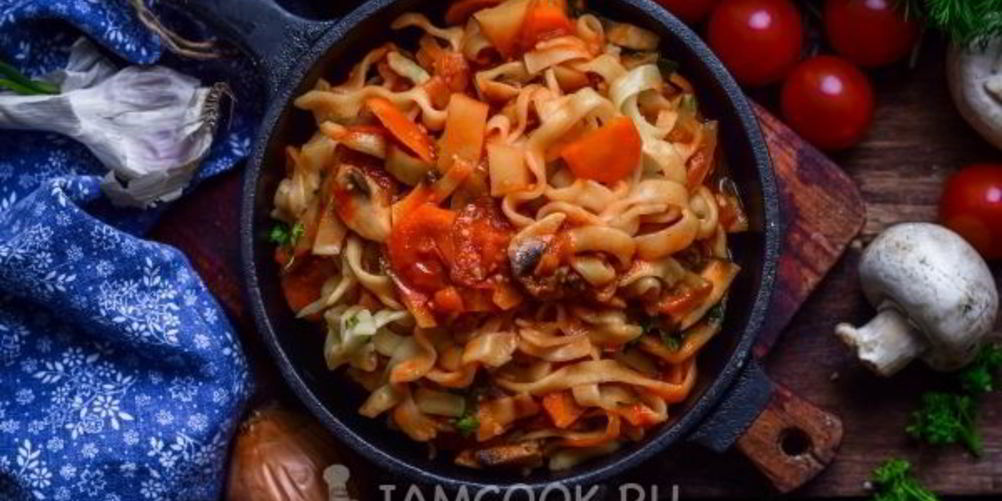 Как приготовить постного лагмана