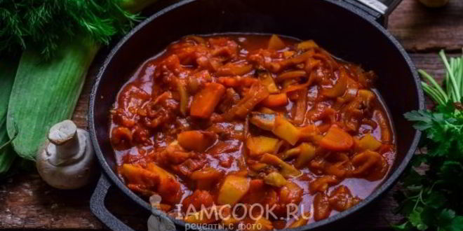 Рецепт постного лагмана