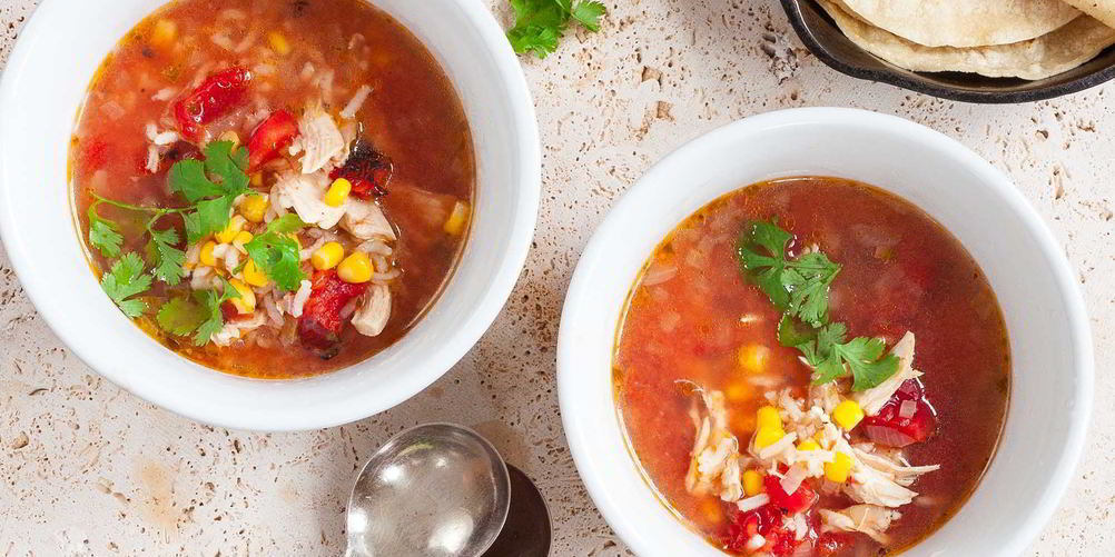 Как приготовить мексиканский суп с курицей и рисом