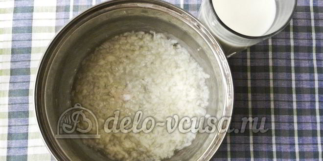 Рецепт молочного рисового супа