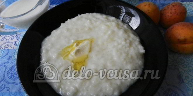 Рецепт молочного рисового супа