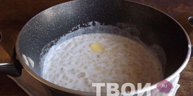 Рецепт молочного супа с клецками