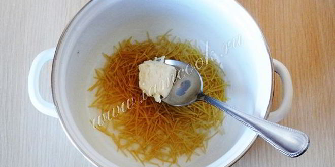 Рецепт молочного супа с вермишелью