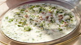 Рецепт Ашхабадской окрошки с бараниной