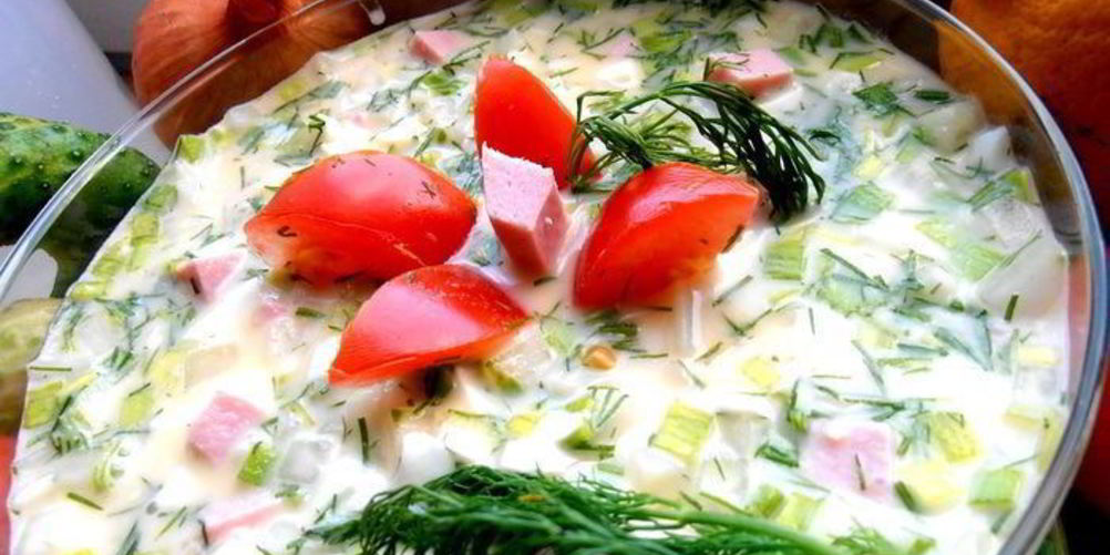 Как приготовить деревенскую окрошку на березовом соке