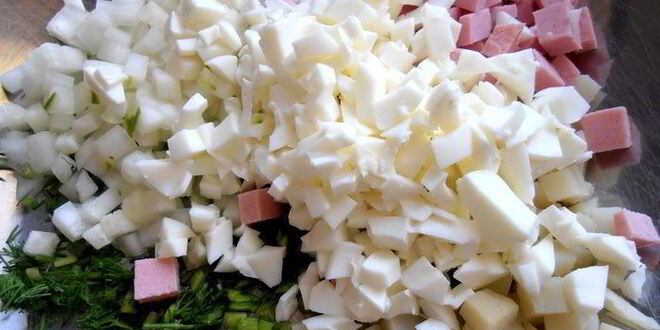 Рецепт деревенской окрошки на березовом соке