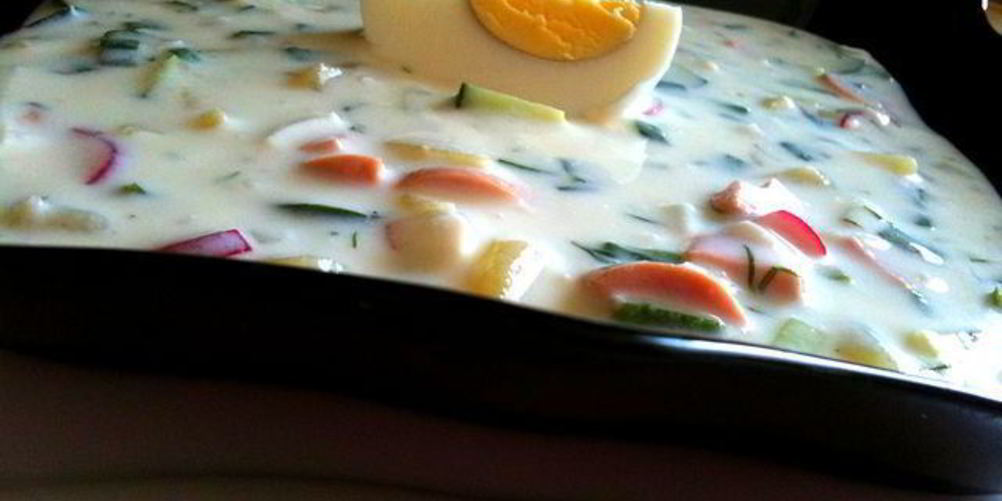 Как приготовить кефирную окрошку для окрошки