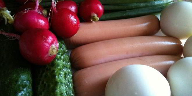 Рецепт кефирной окрошки для окрошки