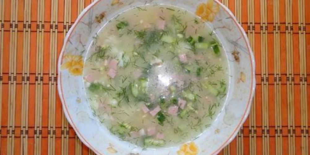 Как приготовить окрошку на бульоне