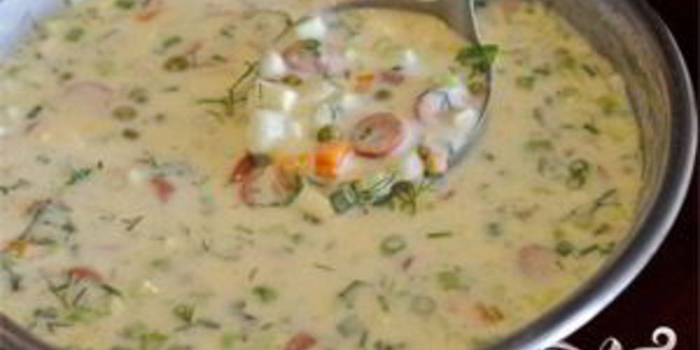 Как приготовить окрошку на кефире и минералке