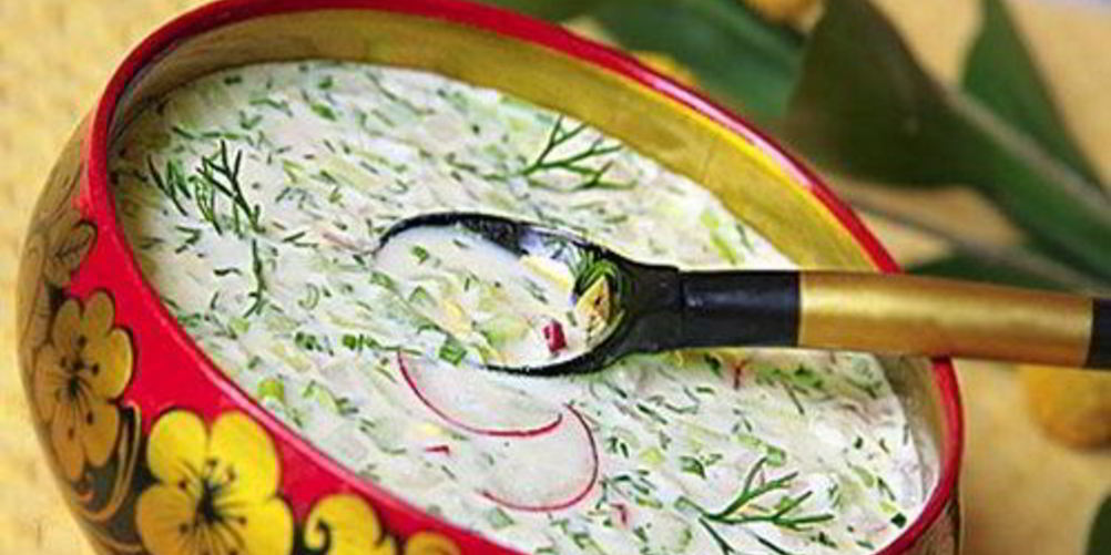 Как приготовить окрошку на кефире с редисом