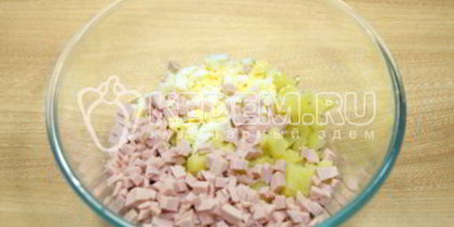 Рецепт окрошки на кефире