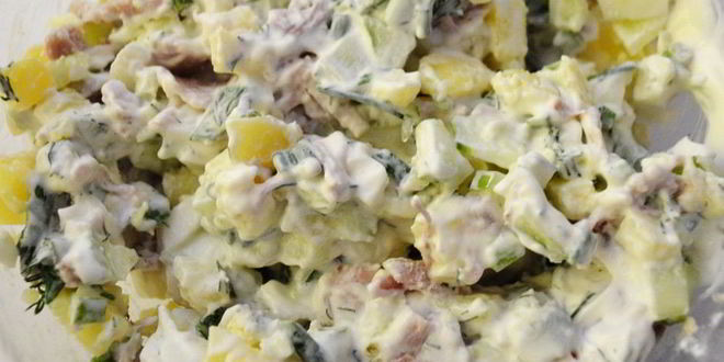 Рецепт окрошки на хлебном квасе