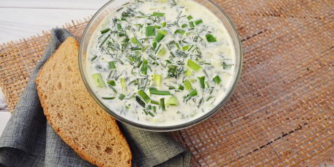 Рецепт окрошки на хлебном квасе