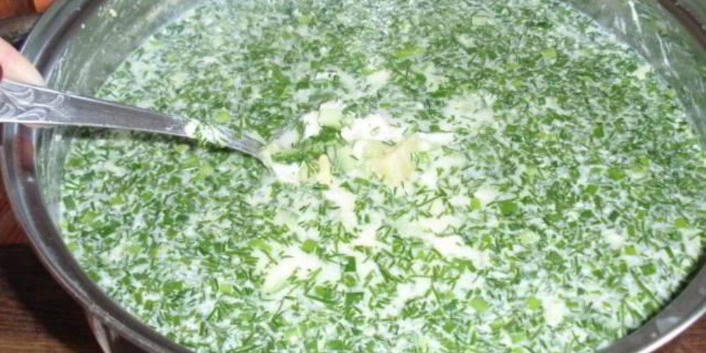 Как приготовить окрошку на курином бульоне