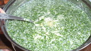 Рецепт Окрошки на курином бульоне