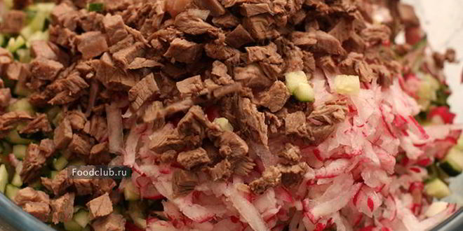 Рецепт окрошки на квасе