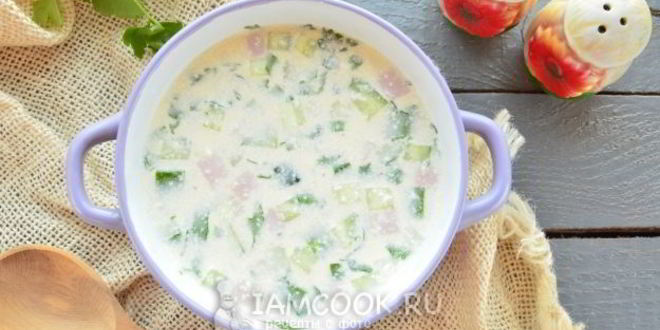 Рецепт окрошки на майонезе и воде