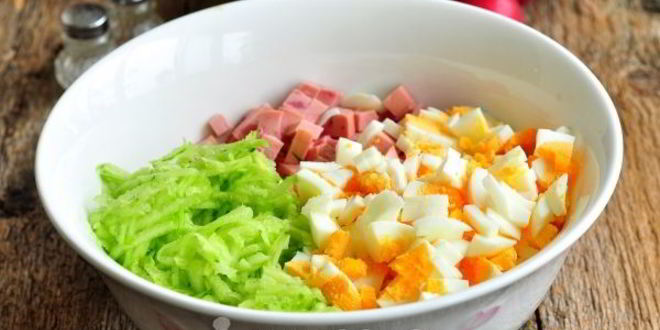 Рецепт окрошки на минералке с майонезом