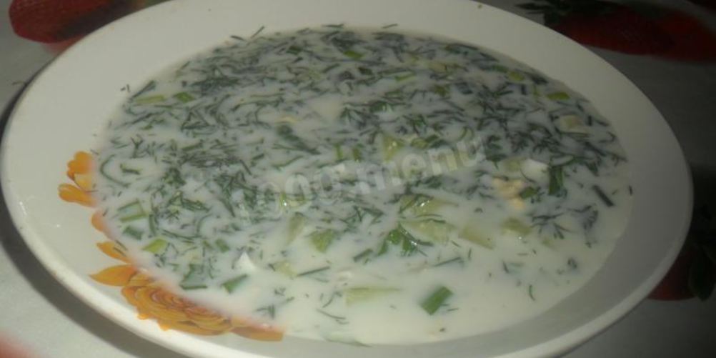 Как приготовить окрошку на минеральной воде и кефире